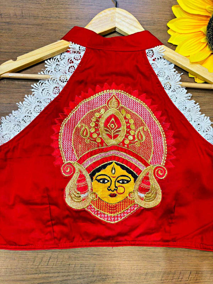 Pushpanjali (পুষ্পাঞ্জলি) Designer Blouse For Durga Puja