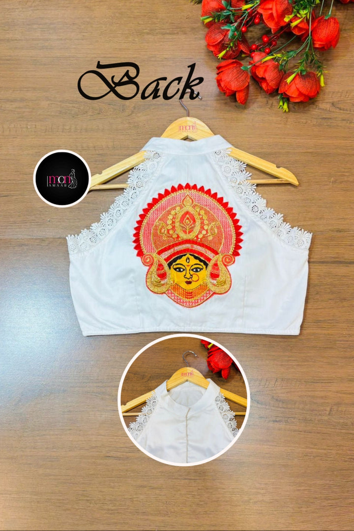 Pushpanjali (পুষ্পাঞ্জলি) Designer Blouse For Durga Puja