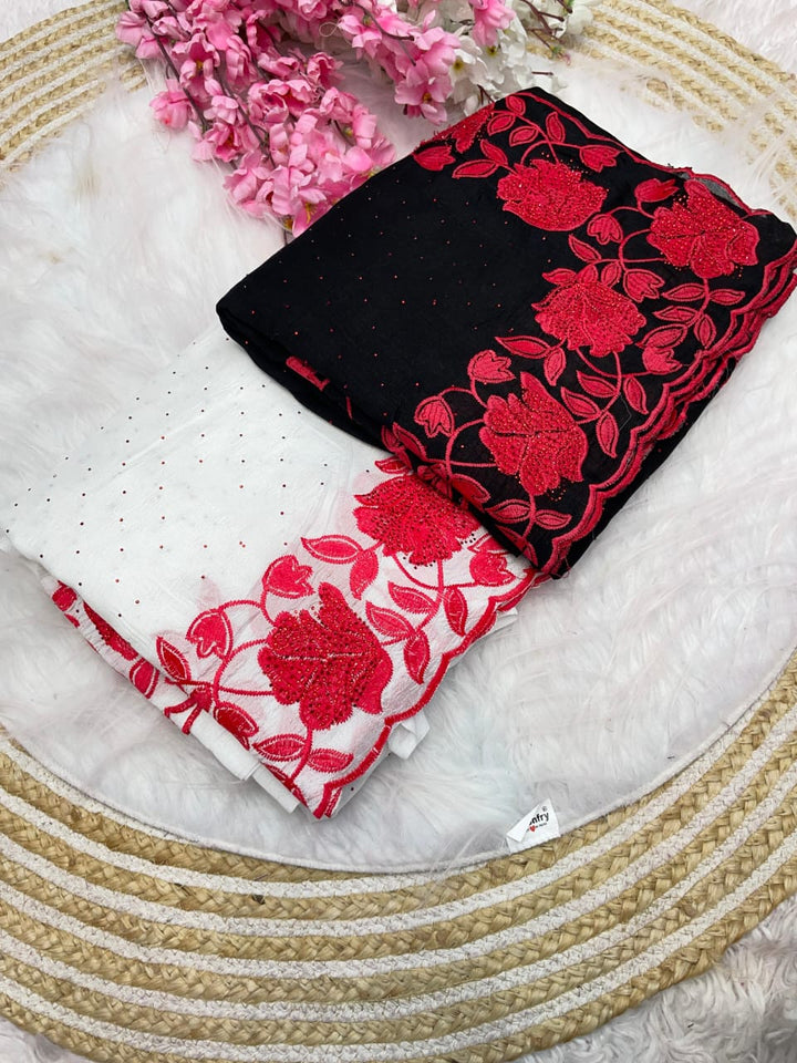 Moments of Love Fancy Vichitra Silk Saree