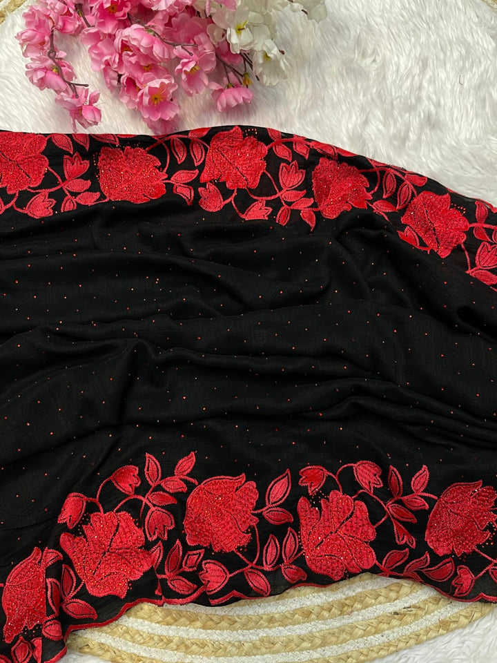 Moments of Love Fancy Vichitra Silk Saree