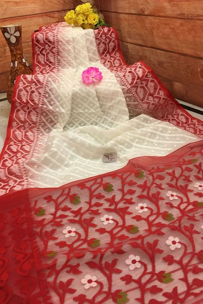 Anjali - Ashtami Special Jamdani Saree