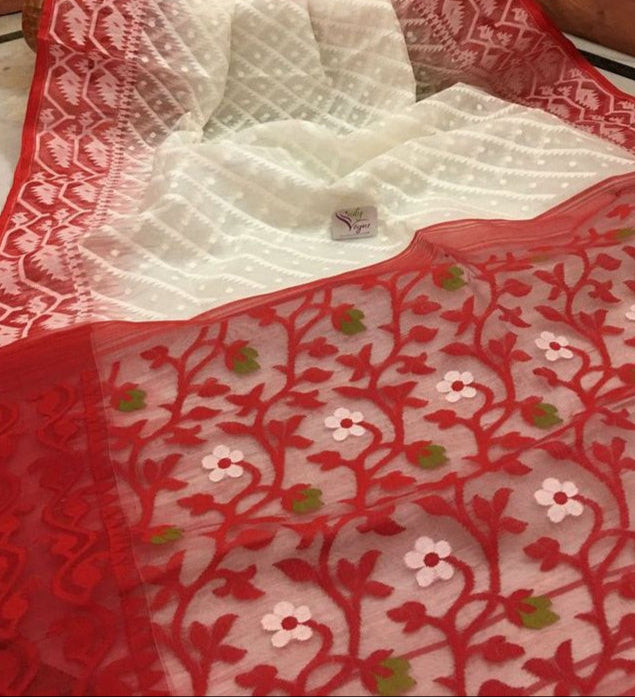 Anjali - Ashtami Special Jamdani Saree