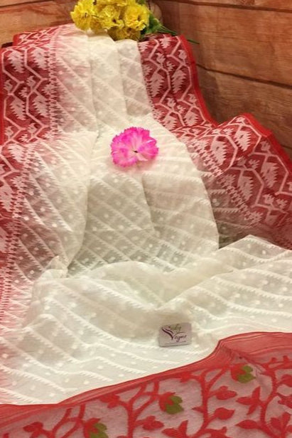 Anjali - Ashtami Special Jamdani Saree