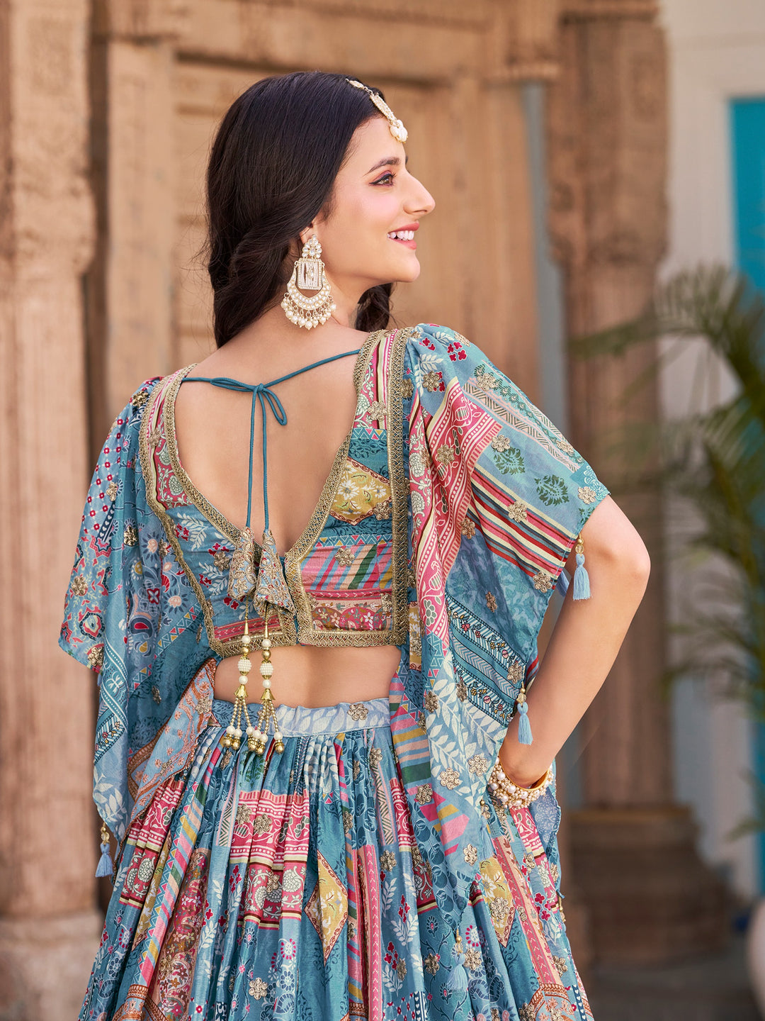A Palette Of Joy Chinnon Silk Lehenga
