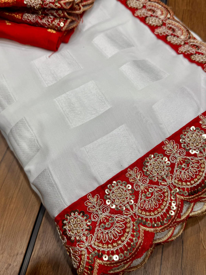 Durga Puja Special Muslin Silk Saree