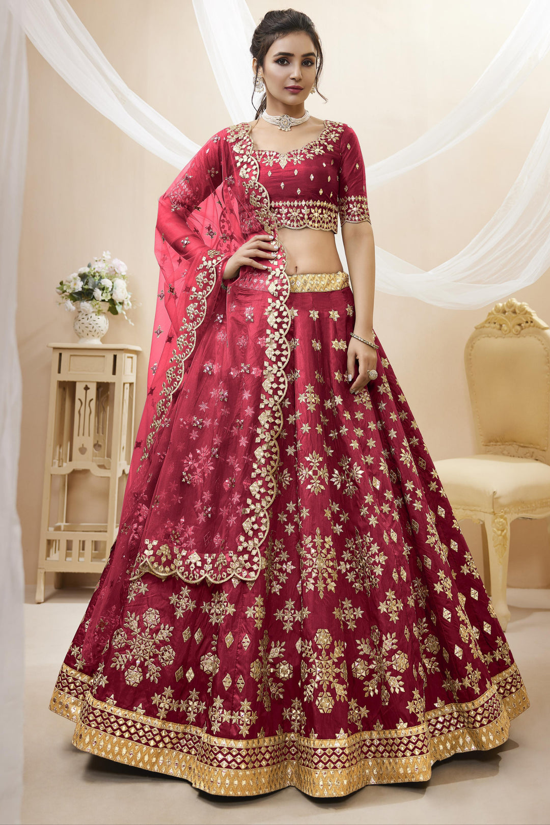 Wildflower Fancy Silk Lehenga