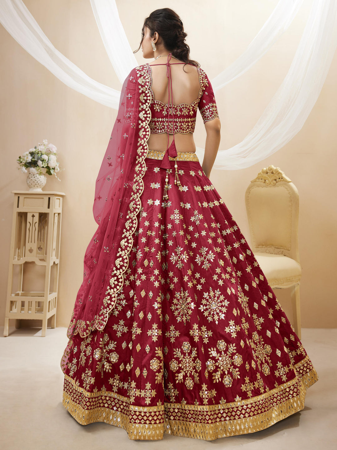 Wildflower Fancy Silk Lehenga