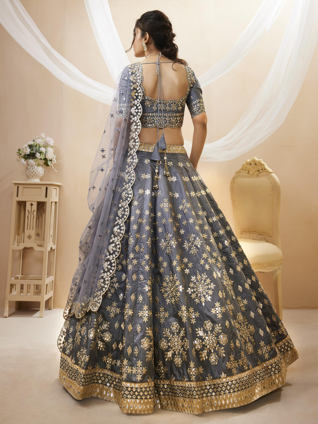 Wildflower Fancy Silk Lehenga