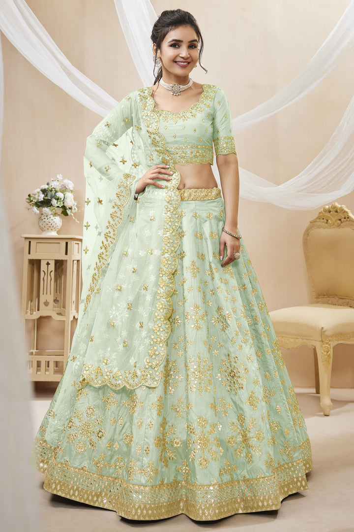 Wildflower Fancy Silk Lehenga