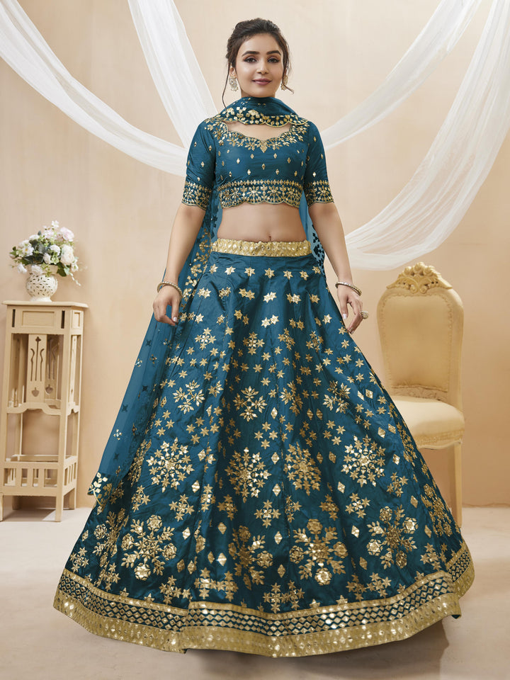 Wildflower Fancy Silk Lehenga