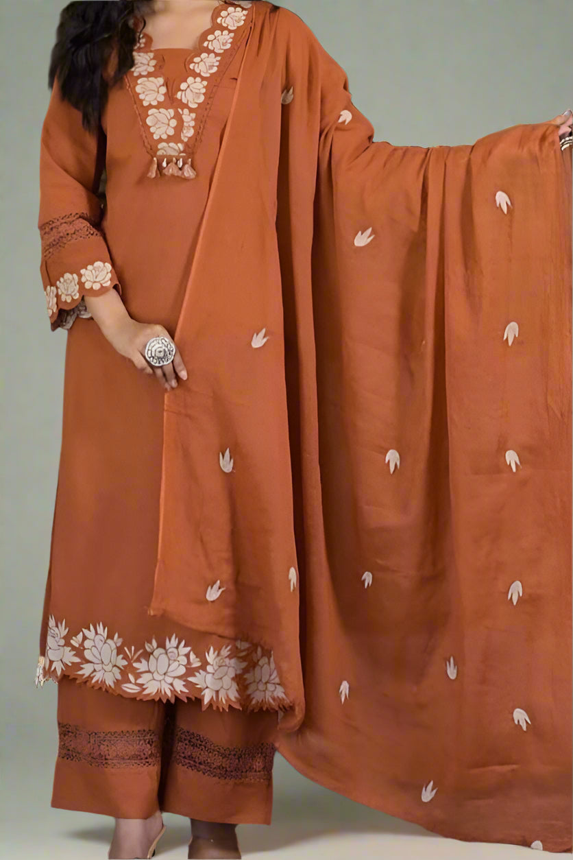 Petal Passion Cotton Kurti Set
