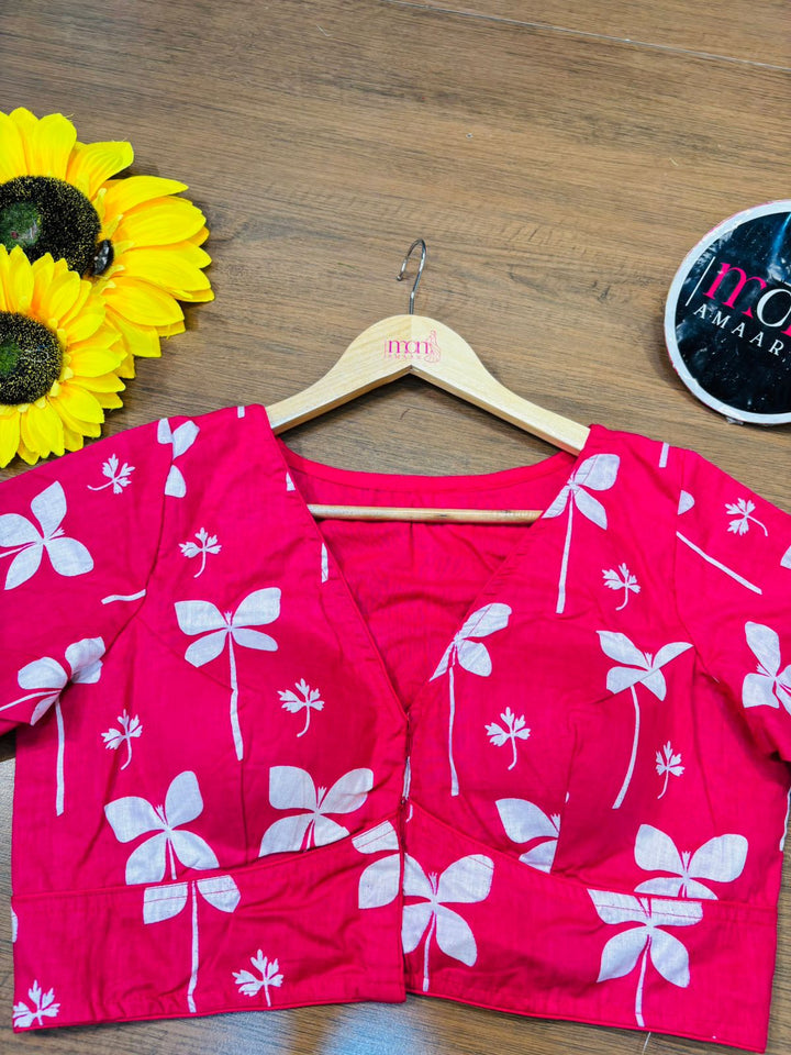 Leafsong Designer Cotton Blouse