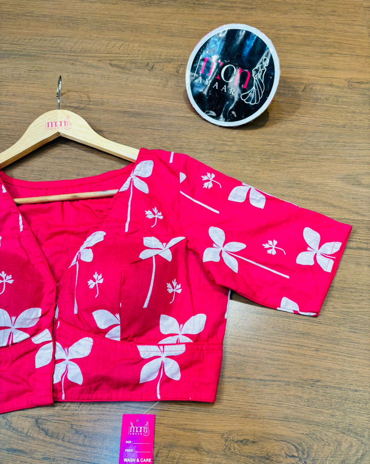 Leafsong Designer Cotton Blouse