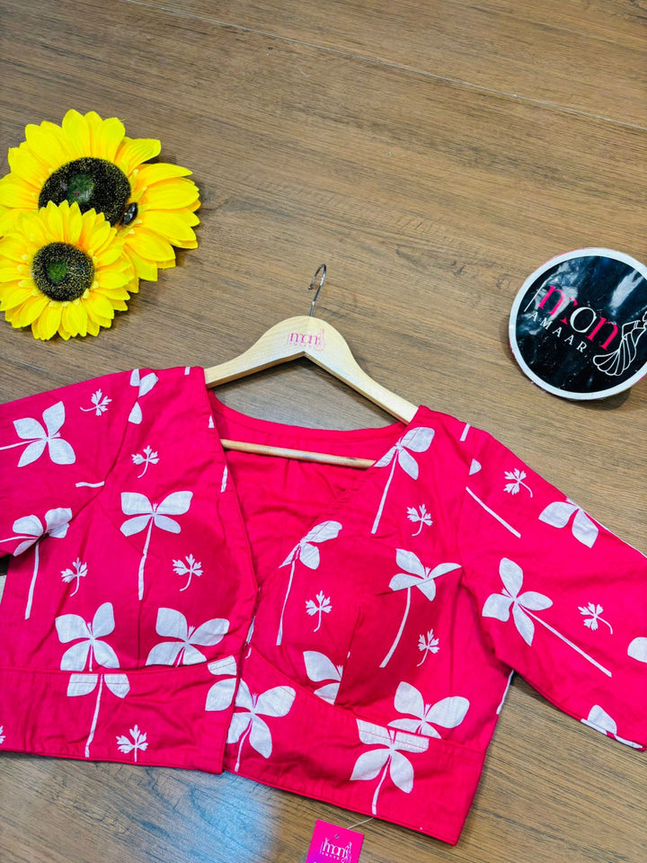 Leafsong Designer Cotton Blouse