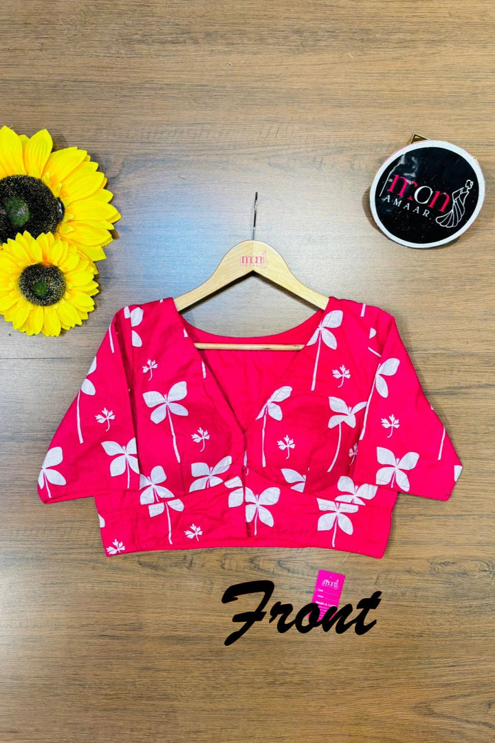 Leafsong Designer Cotton Blouse