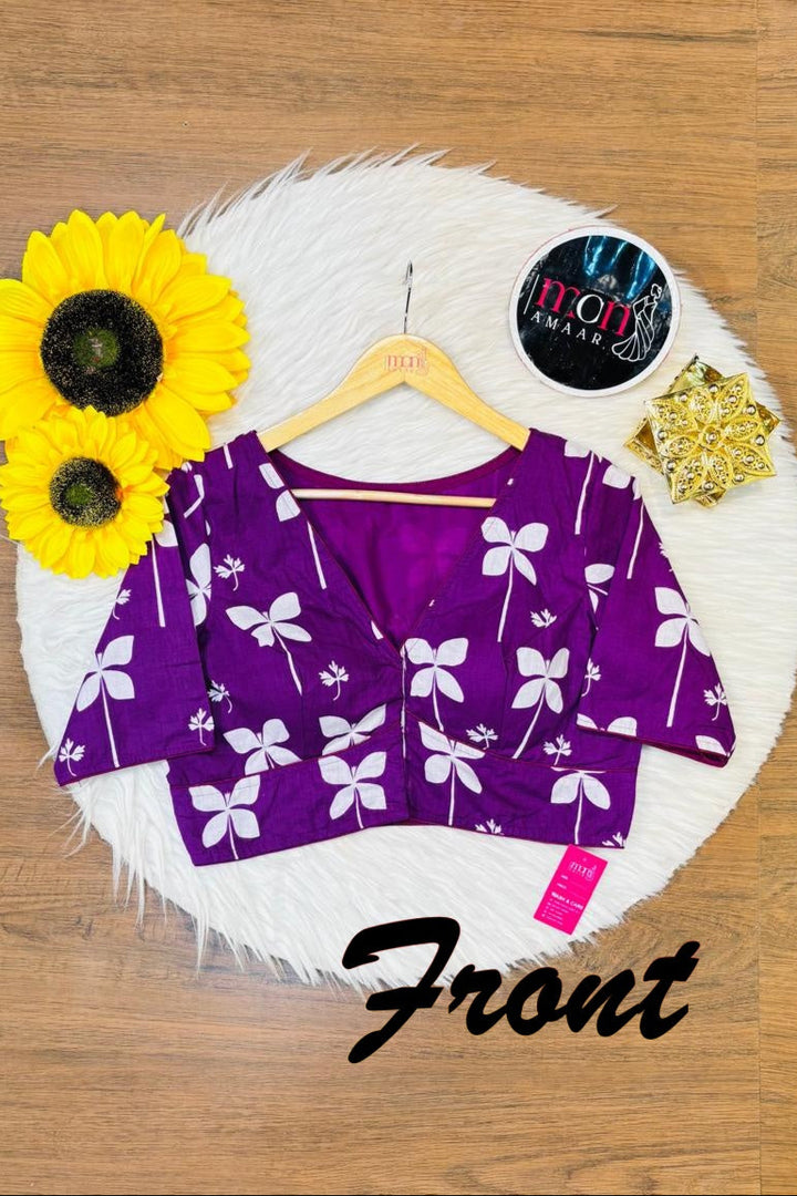 Leafsong Designer Cotton Blouse