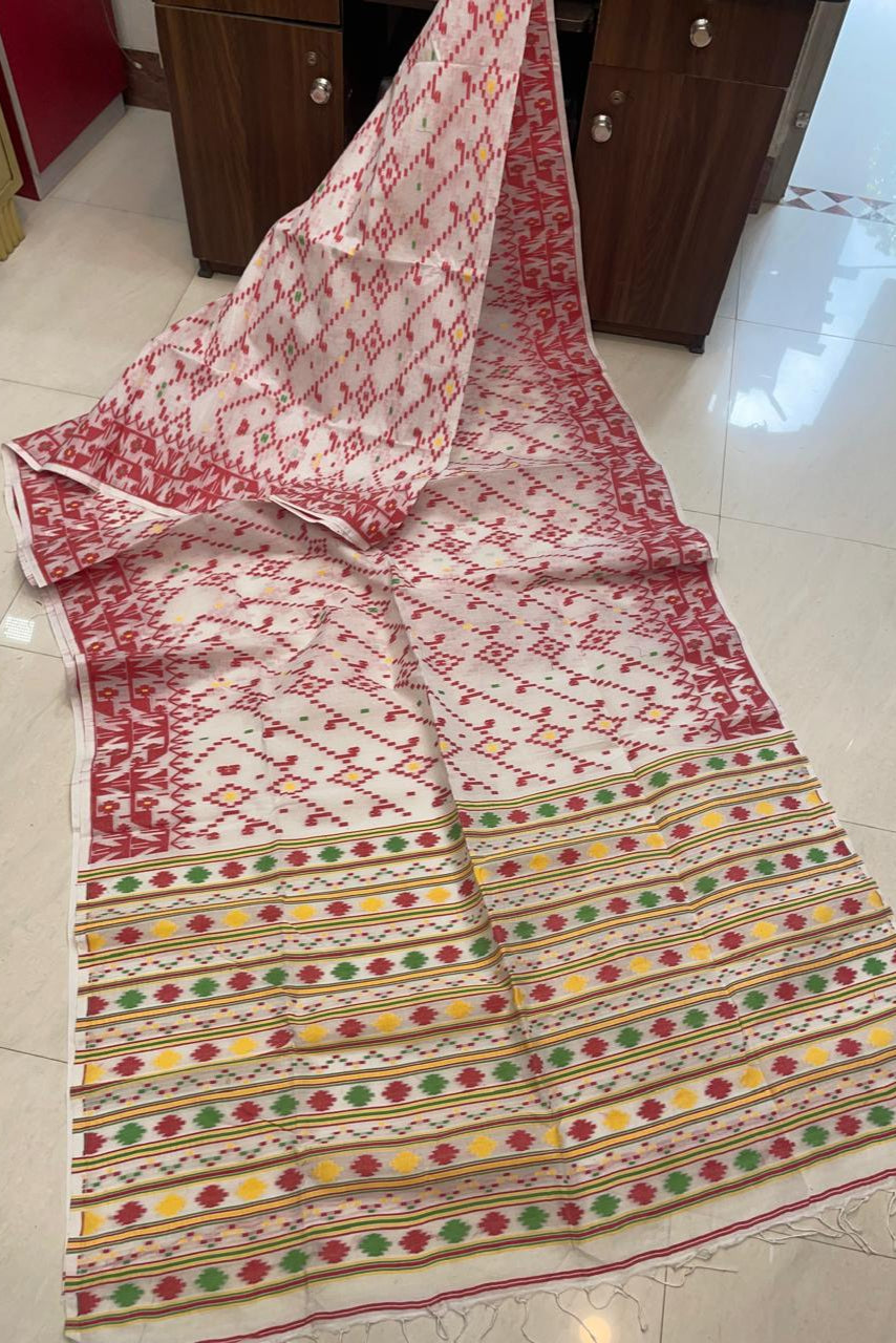 Abir Aalo Bangladeshi Style Dhakai Jamdani Saree