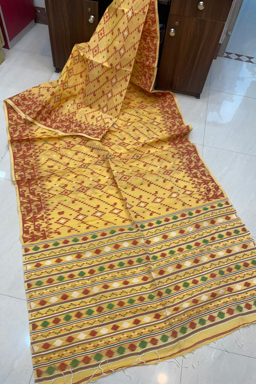 Abir Aalo Bangladeshi Style Dhakai Jamdani Saree