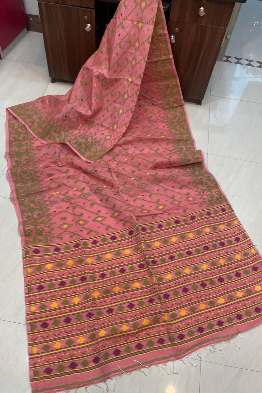 Abir Aalo Bangladeshi Style Dhakai Jamdani Saree