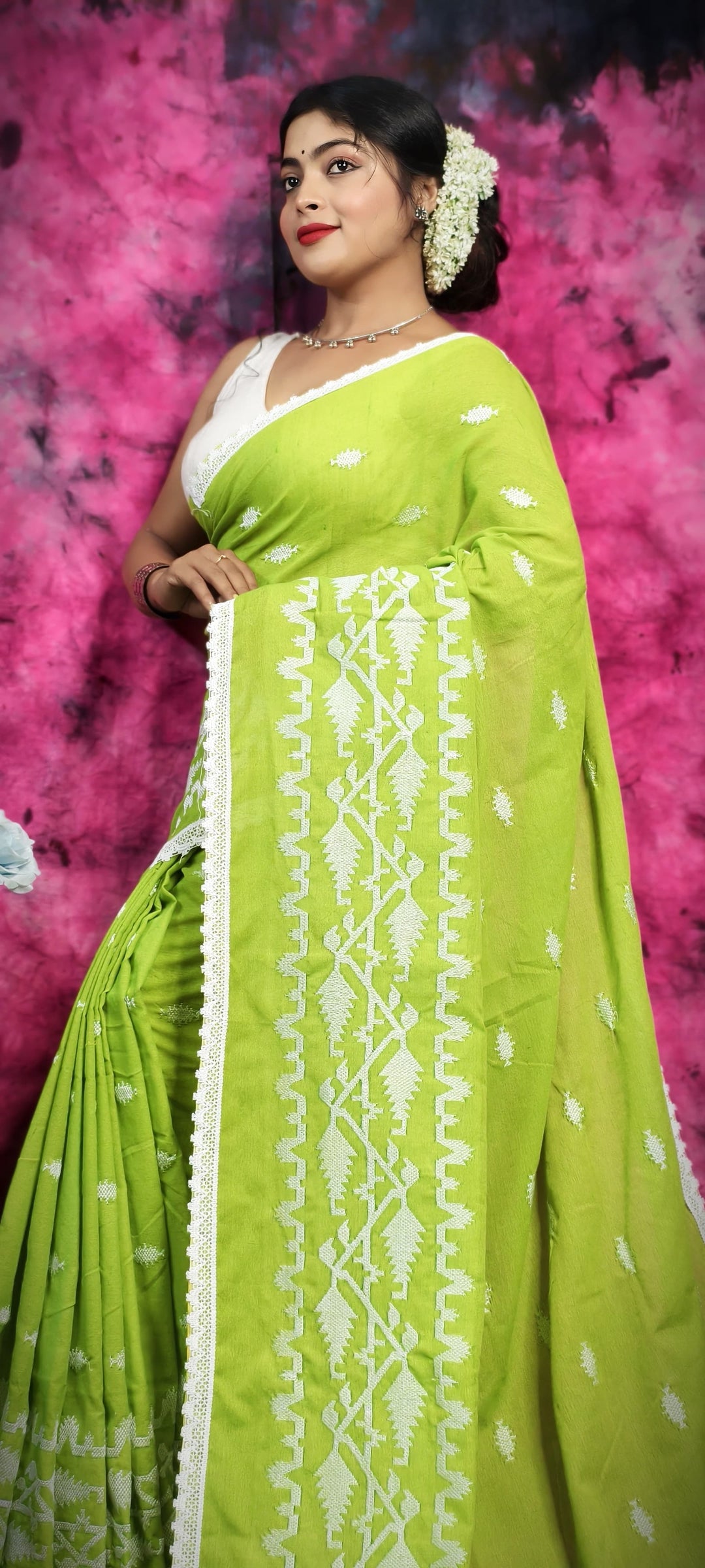 Komol Rongini Khadi Cotton Saree