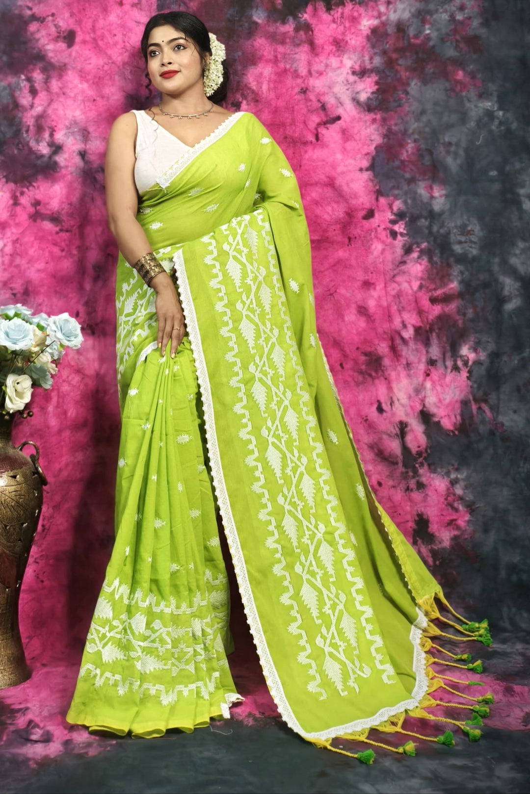 Komol Rongini Khadi Cotton Saree