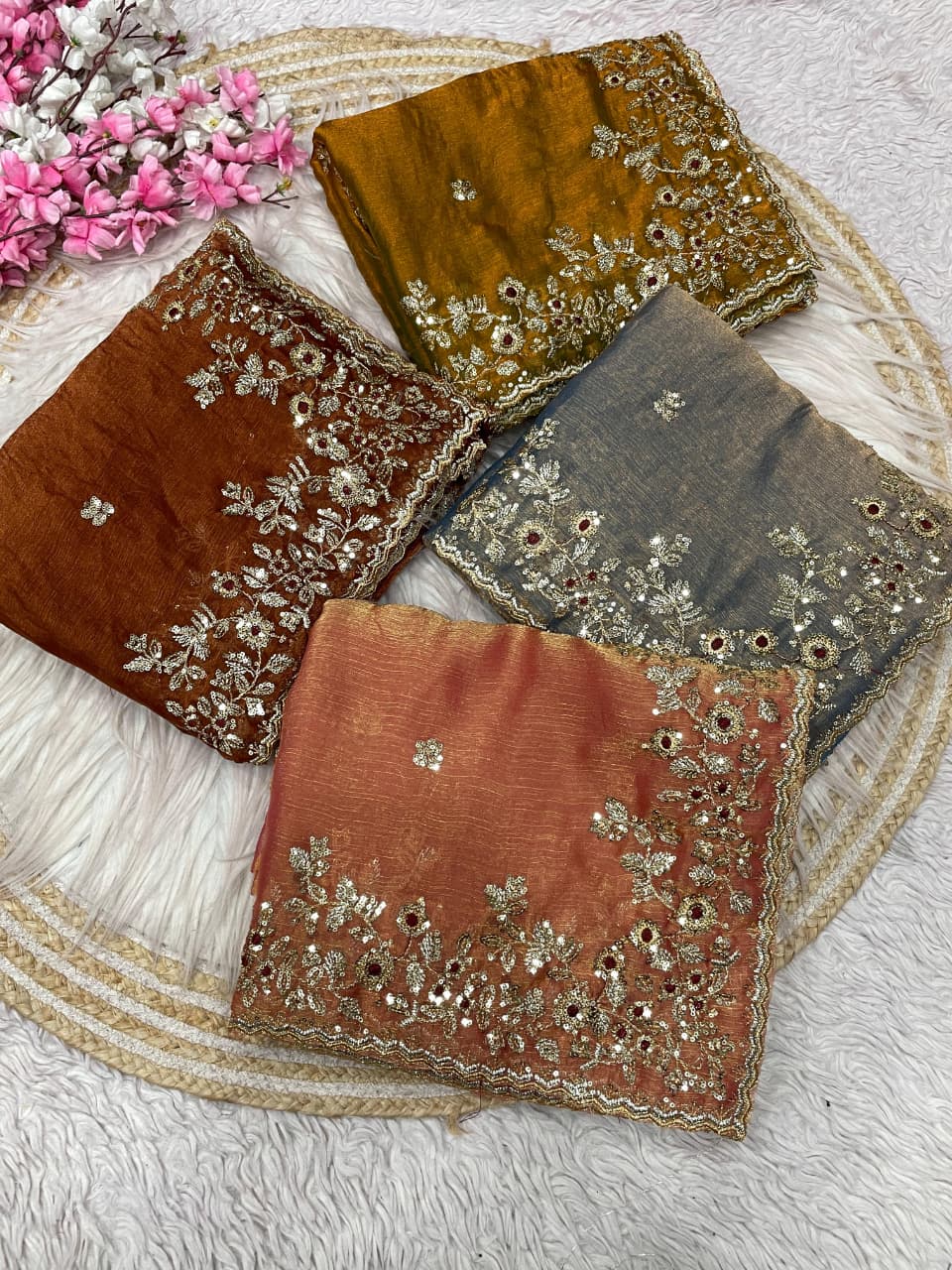 Malati Melody Fancy Chiffon Saree