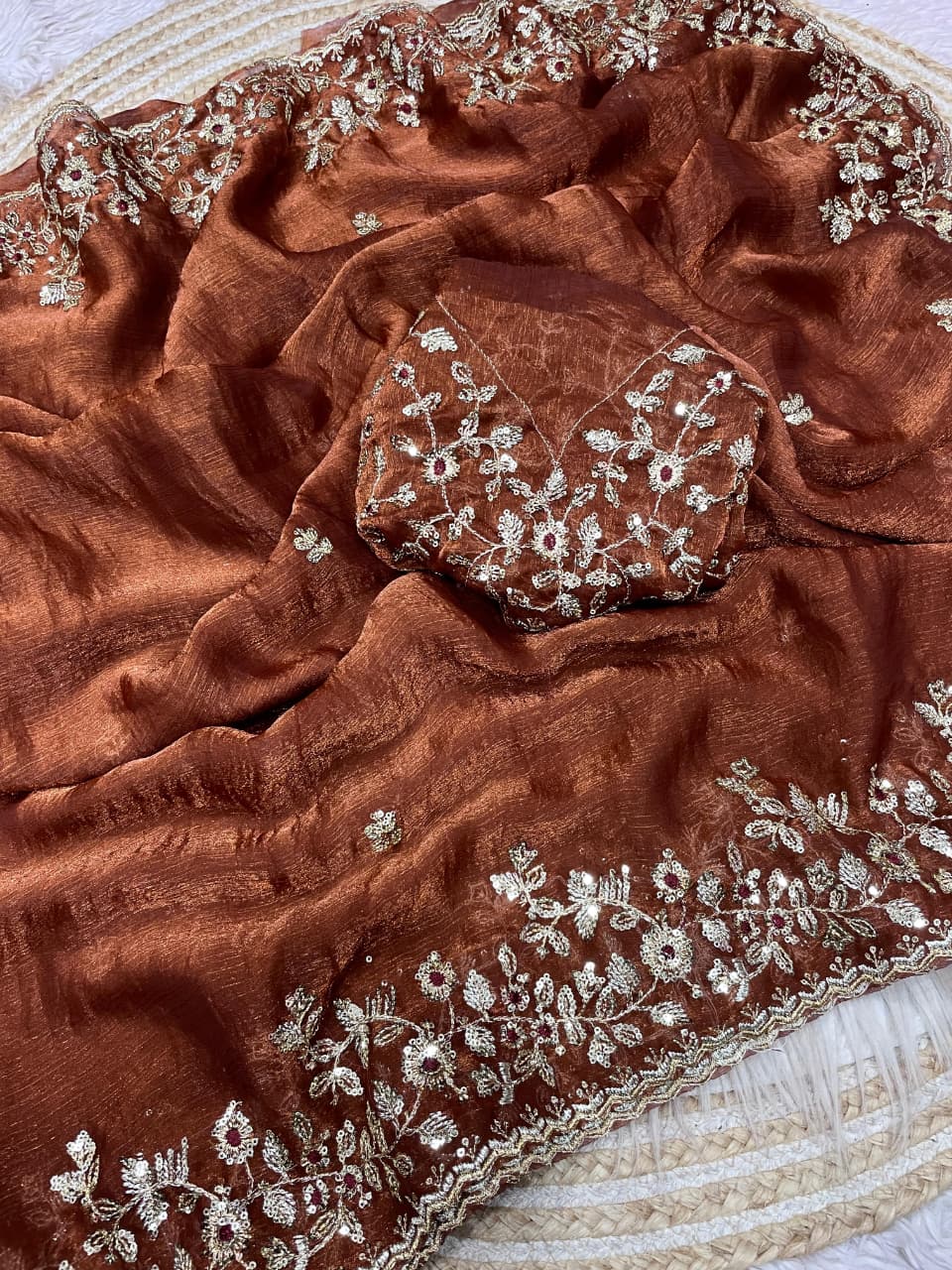 Malati Melody Fancy Chiffon Saree