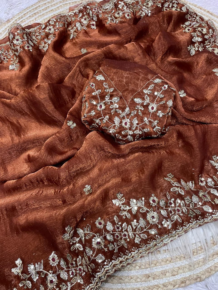 Malati Melody Fancy Chiffon Saree