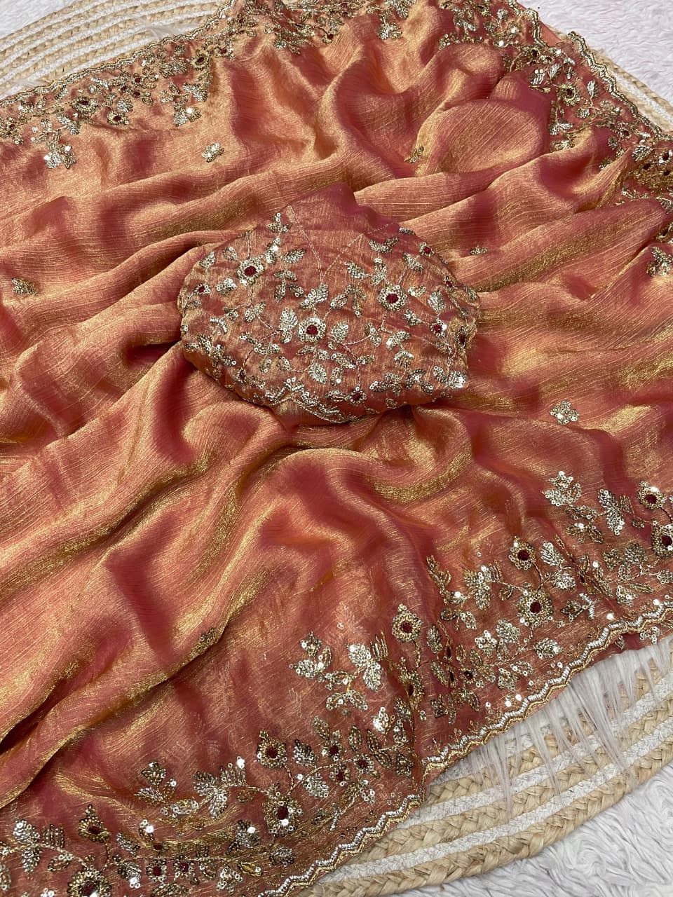 Malati Melody Fancy Chiffon Saree