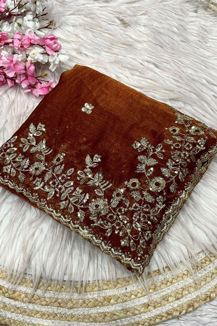 Malati Melody Fancy Chiffon Saree