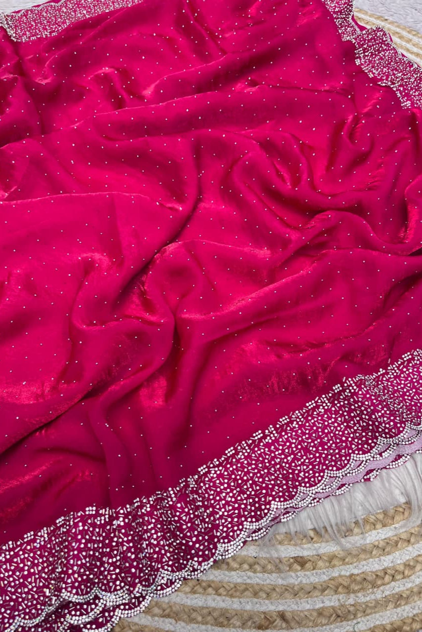 Smiling Sunflower Fancy Silk Saree