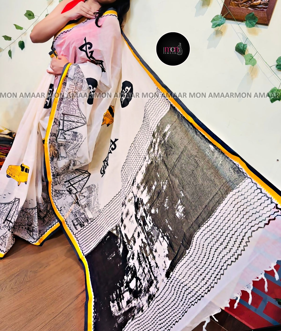 My  Love letter to Kolkata -Handloom Saree