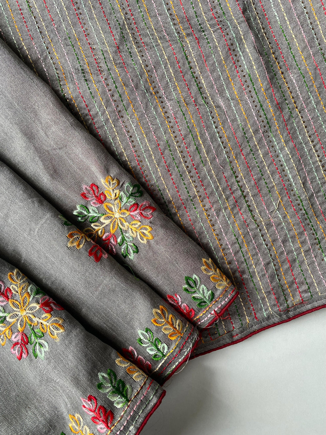 Flow Of Joy Jute Tussar Silk Saree