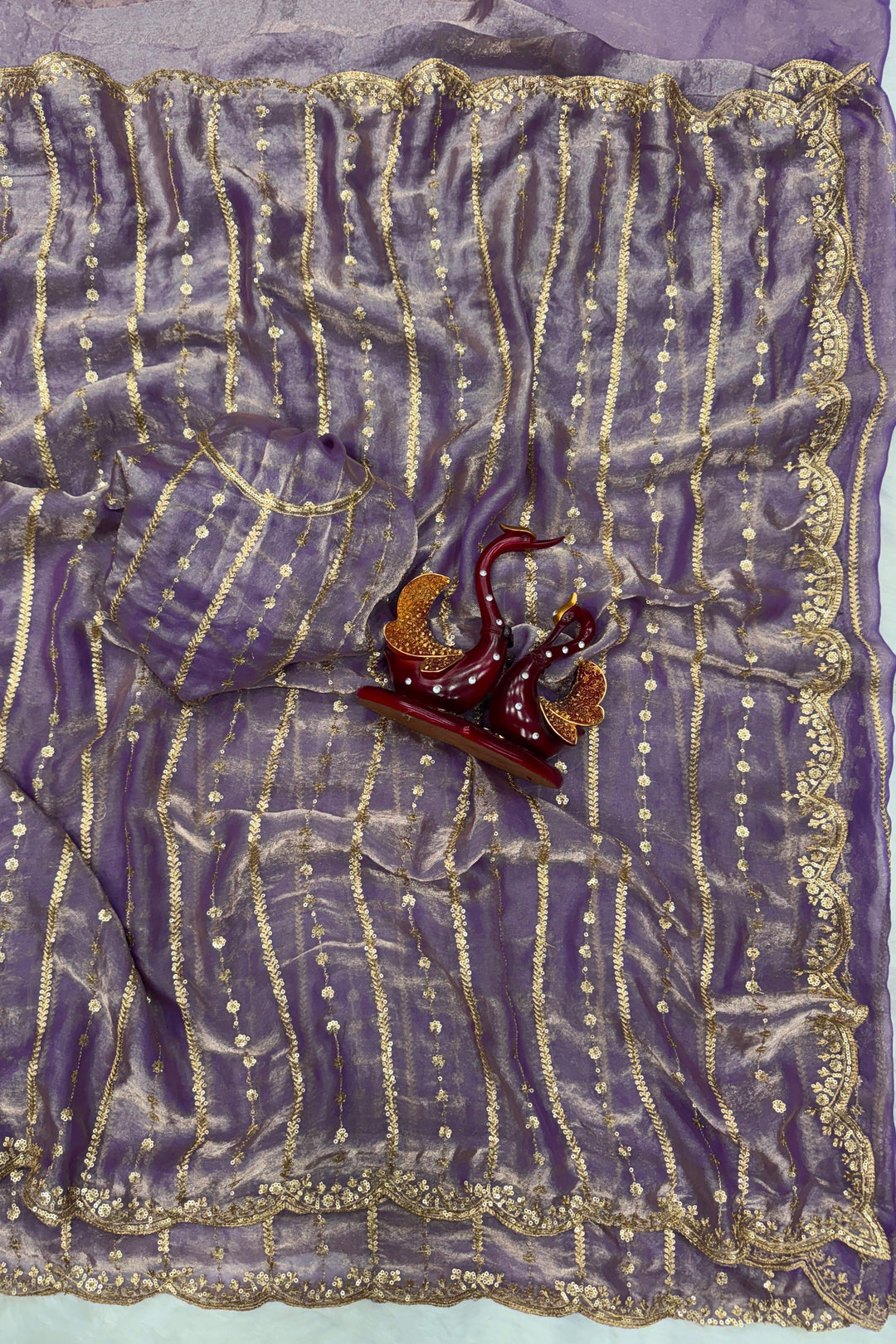 Flow Of The Flute Fancy Silk Saree