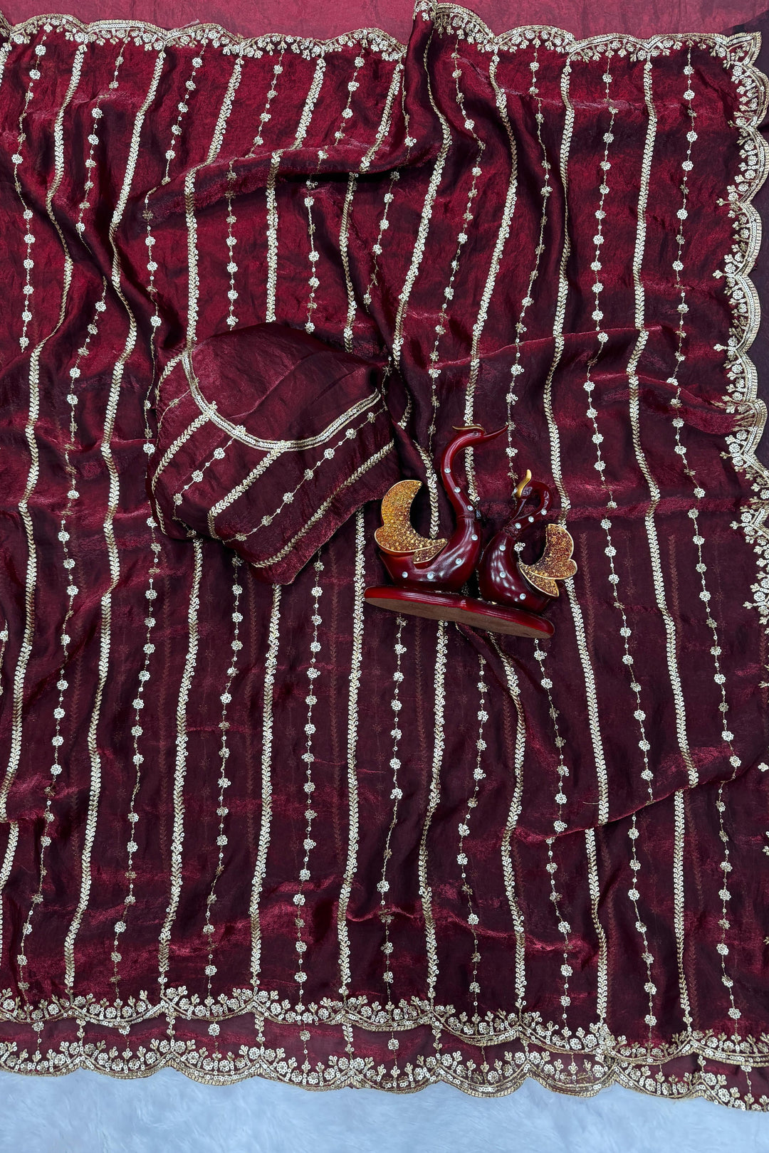 Flow Of The Flute Fancy Silk Saree