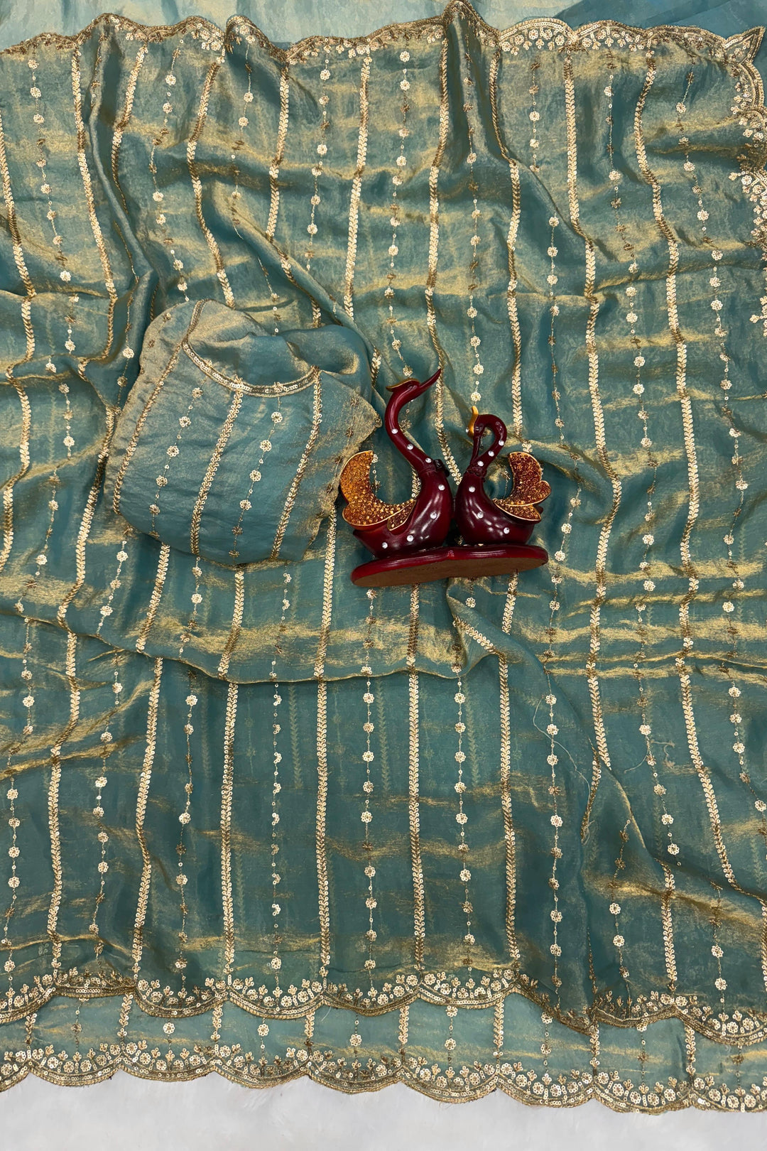 Flow Of The Flute Fancy Silk Saree