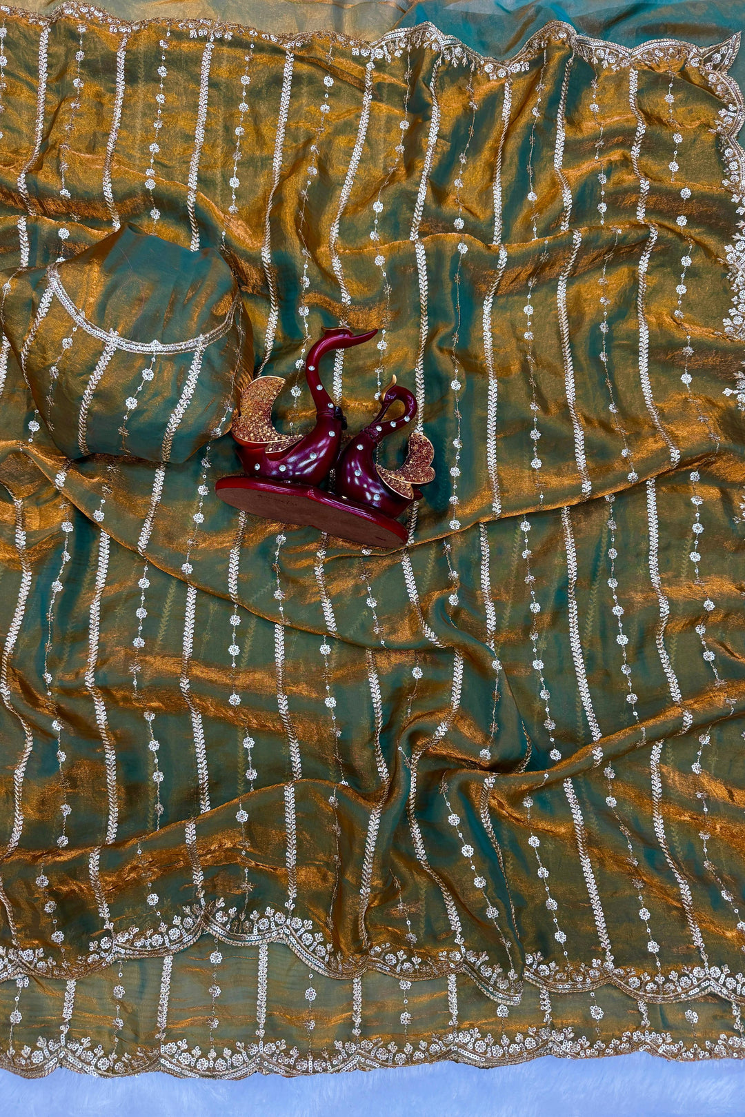 Flow Of The Flute Fancy Silk Saree