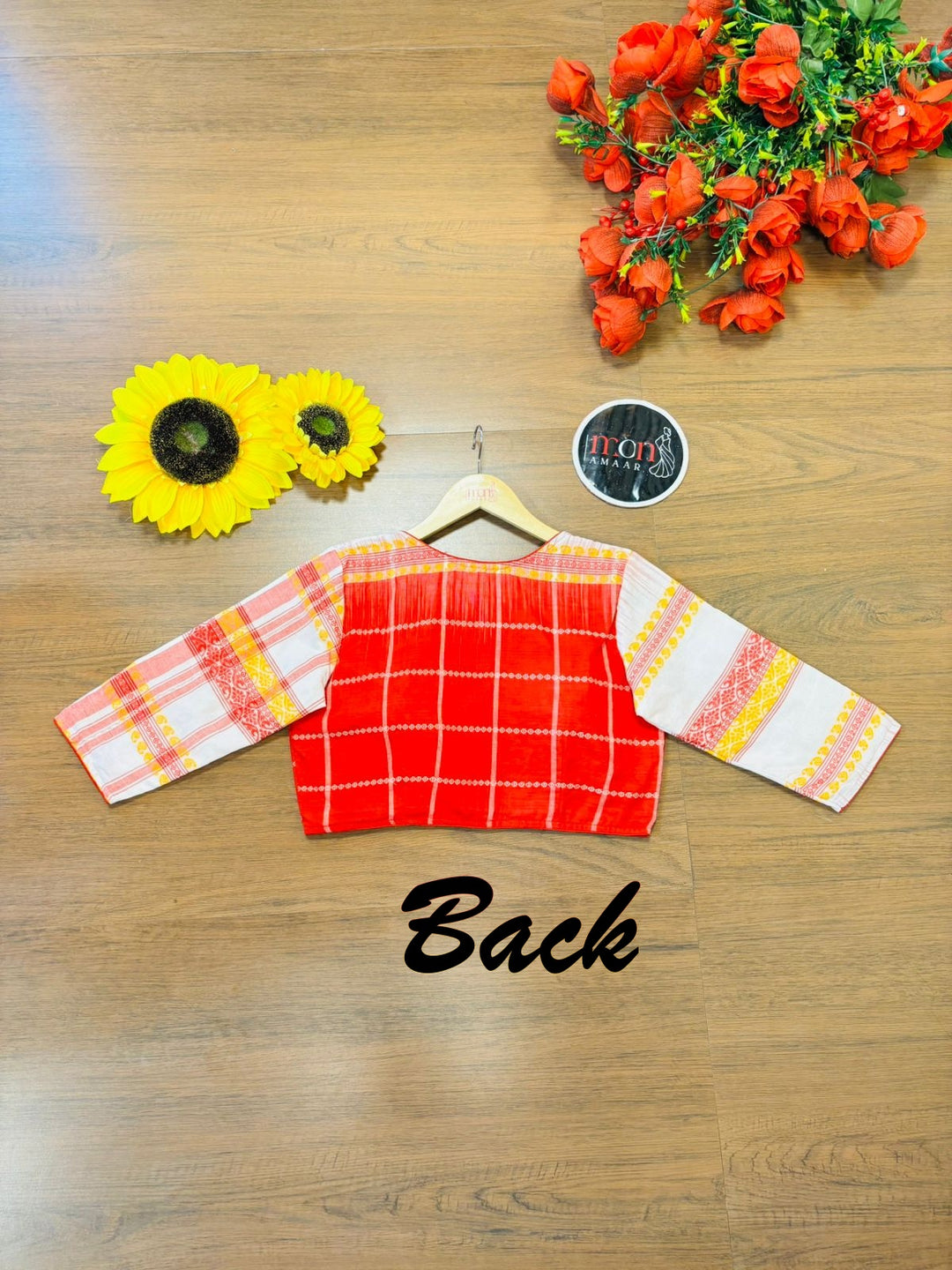 Aaradhya Ashtami Khadi Cotton Blouse