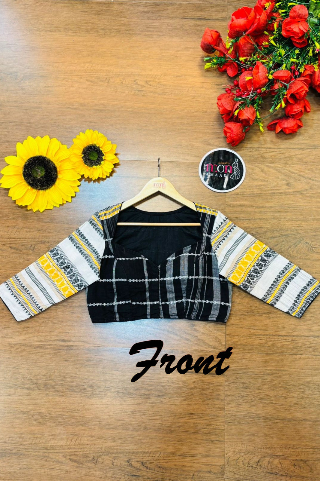 Aaradhya Ashtami Khadi Cotton Blouse