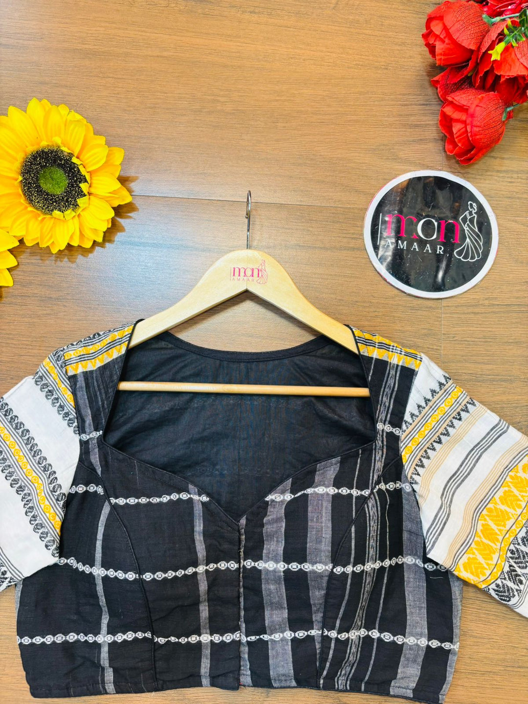 Aaradhya Ashtami Khadi Cotton Blouse