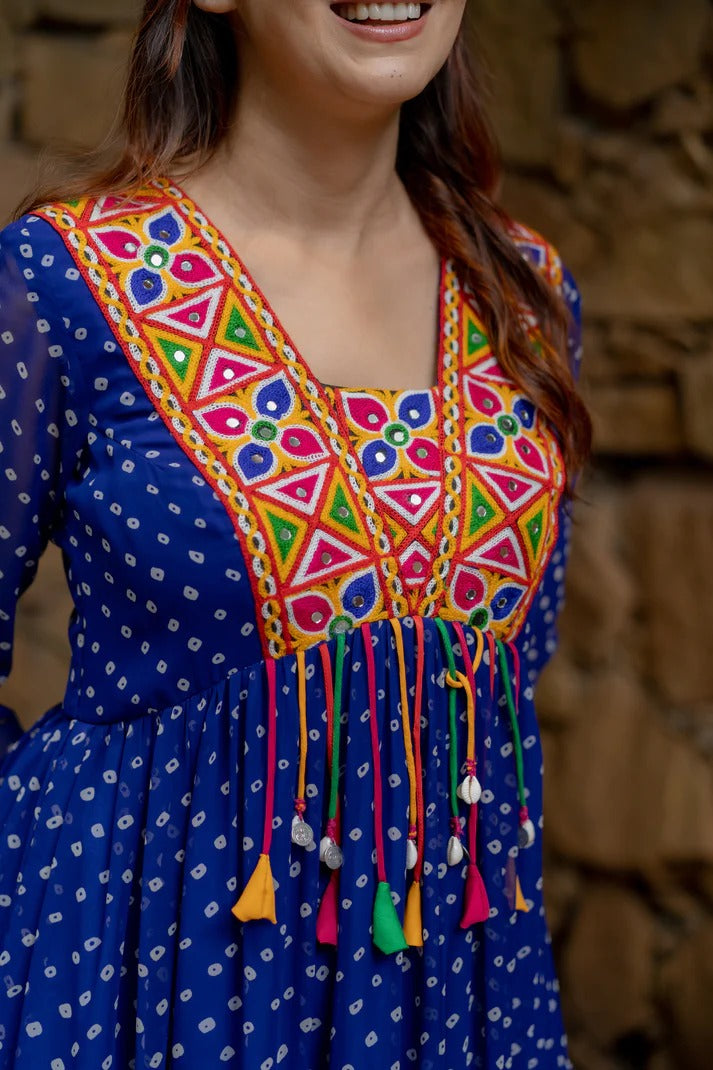 Bliss In Bloom Georgette Gown Set