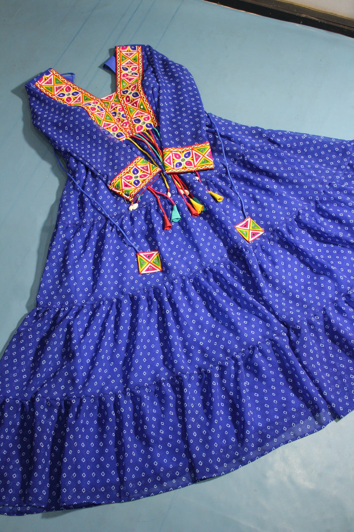 Bliss In Bloom Georgette Gown Set