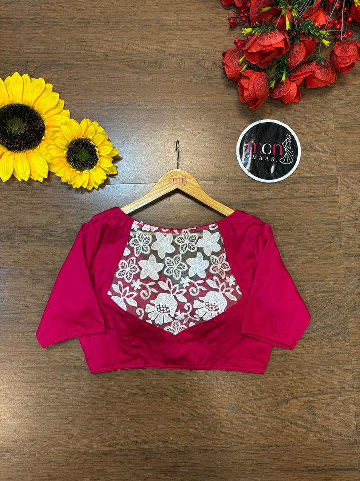 Elite Crochet Pink Blouse