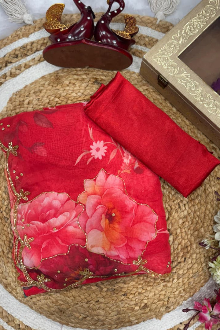 Light Of Dance Organza Saree