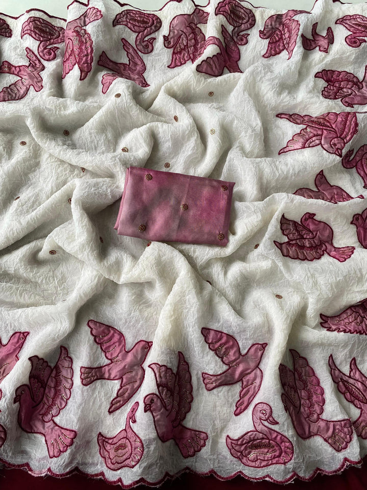 The Last Fly Crush Silk Saree