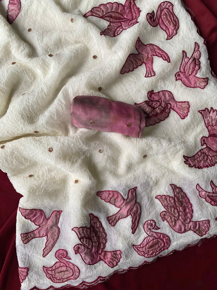 The Last Fly Crush Silk Saree