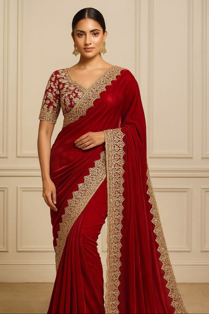 Grace of Dance Fancy Satin Silk Saree