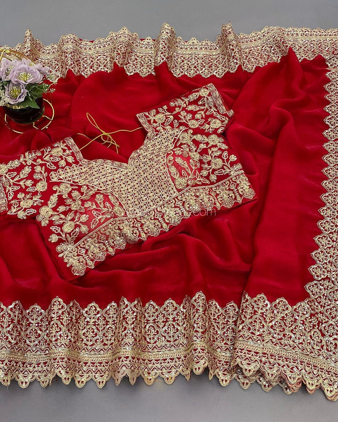 Grace of Dance Fancy Satin Silk Saree