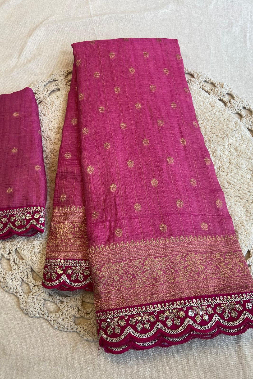 Aromatic Flame Designer Banarasi Silk Saree