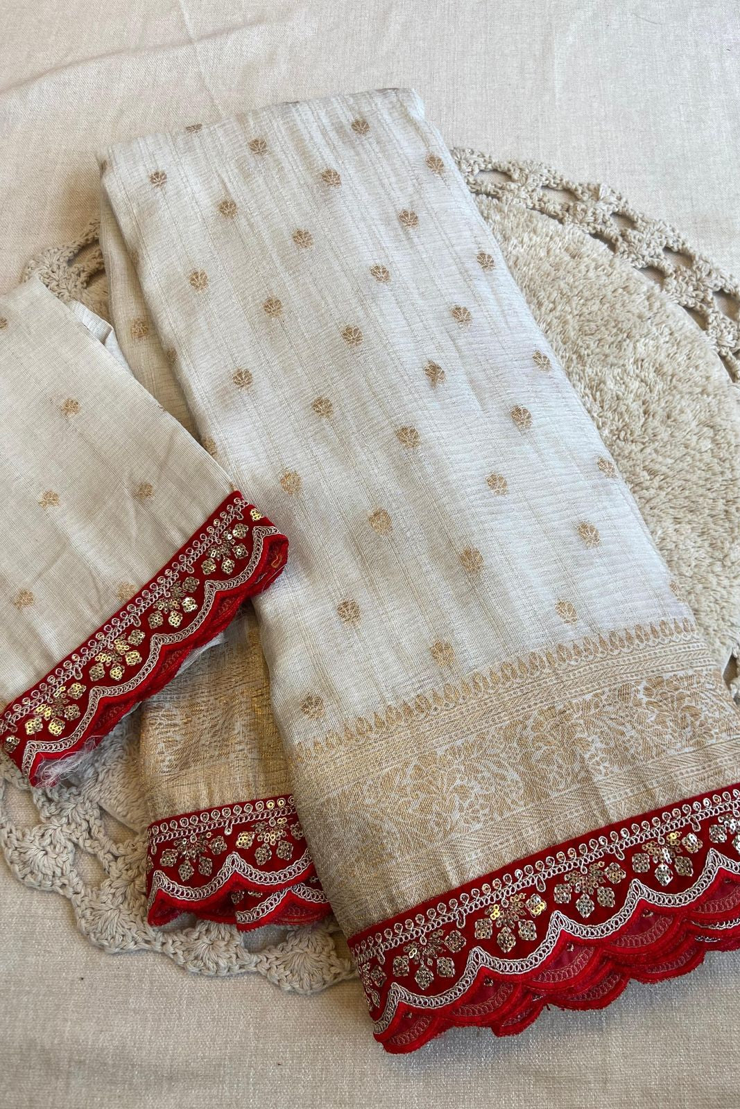 Aromatic Flame Designer Banarasi Silk Saree